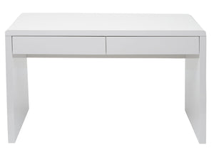 Schreibtisch Arbeitstisch, Hochglanz 100x60cm weiss