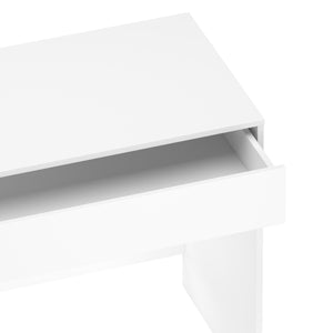 Schreibtisch BALDUR mit Schublade 100 x 50 x 75 cm weiss