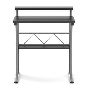 Schreibtisch BREND 71 x 52 x 84 cm schwarz/silber