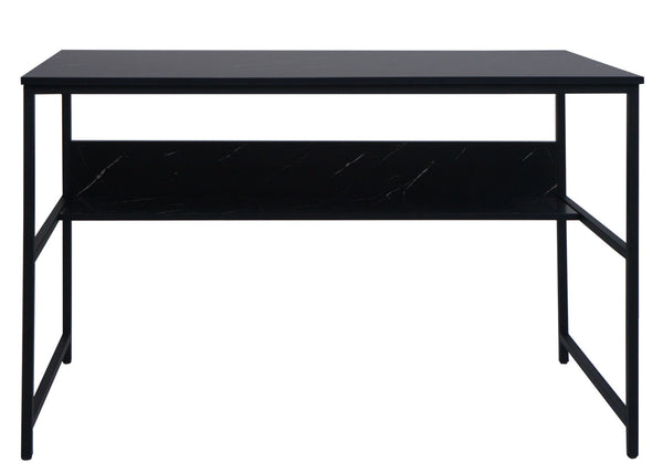 Schreibtisch Bürotisch Computertisch 120x60cm Marmor-Optik schwarz