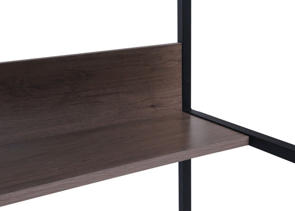 Schreibtisch Bürotisch Computertisch 120x60cm grau-braun