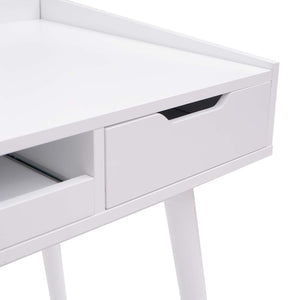 Schreibtisch Bürotisch Computertisch, MDF 120x55cm weiss