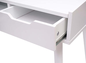 Schreibtisch Bürotisch Computertisch, MDF 120x55cm weiss