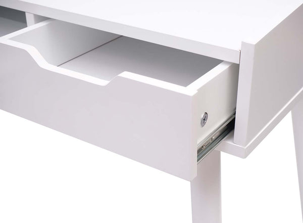 Schreibtisch Bürotisch Computertisch, MDF 120x55cm weiss