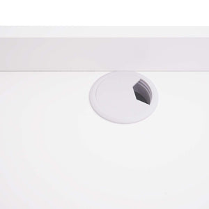 Schreibtisch Bürotisch Computertisch, MDF 120x55cm weiss