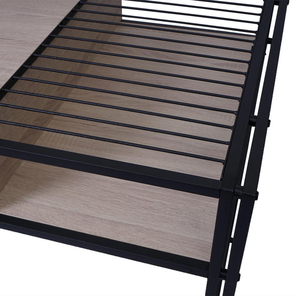 Schreibtisch Bürotisch Industrial 76x120x70cm Eiche-Optik
