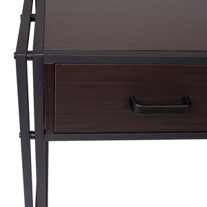 Schreibtisch Bürotisch Industrial 76x120x70cm dunkelbraun