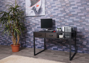 Schreibtisch Bürotisch Industrial 76x120x70cm dunkelbraun