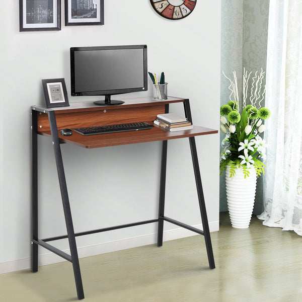 Schreibtisch Computertisch Bürotisch mit Ablagefach 84x45x85cm