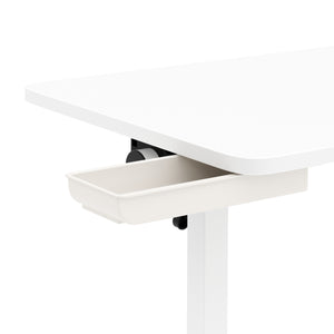 Laptoptisch DEREK klappbar auf Rollen 80 x 40 x 65 - 88 cm weiss