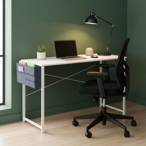 Schreibtisch FENIX mit Organizer 120 x 50 x 74 cm weiss
