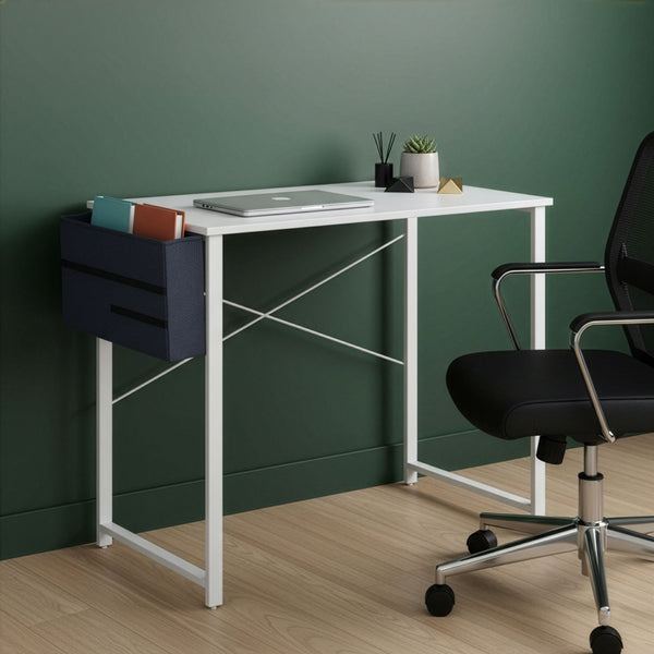 Schreibtisch FENIX mit Organizer 80 x 50 x 74 cm weiss