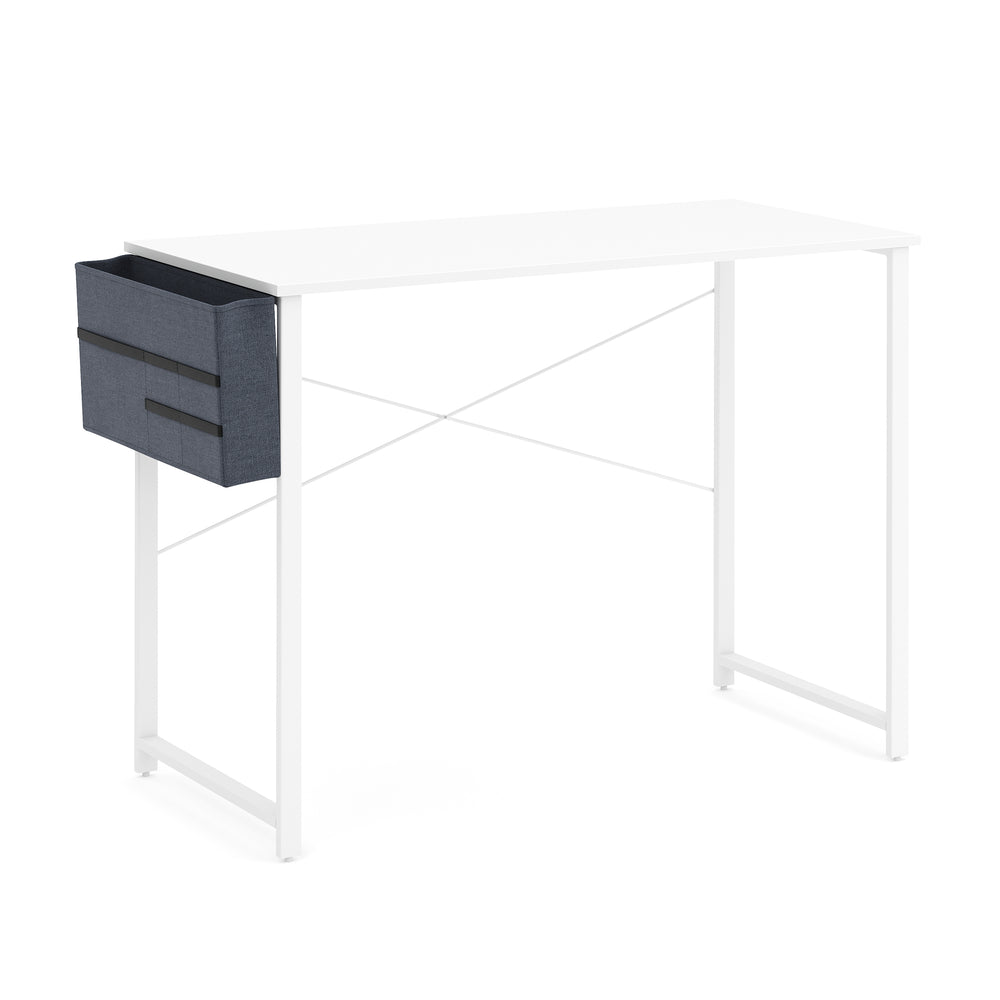 Bureau FENIX avec organiseur 100 x 48 x 74 cm blanc