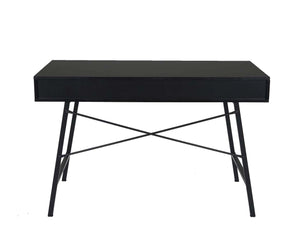 Schreibtisch HWC-E92 Bürotisch Computertisch 3D-Struktur 120x60xcm schwarz