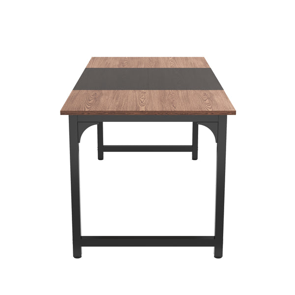 Schreibtisch KARL 180 x 80 x 75 cm braun/schwarz