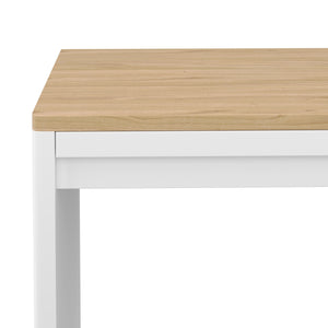 Schreibtisch KWARK mit Schublade 80 x 55 x 76 cm weiss/natur