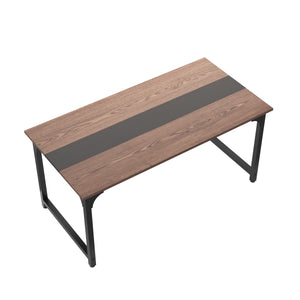 Schreibtisch MATIAS 160 x 80 x 75 cm braun/schwarz