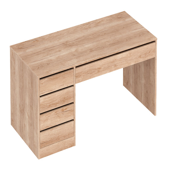 Schreibtisch RIGEL mit Schubladen 120 x 55 x 75 cm braun