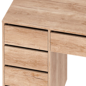 Schreibtisch RIGEL mit Schubladen 120 x 55 x 75 cm braun
