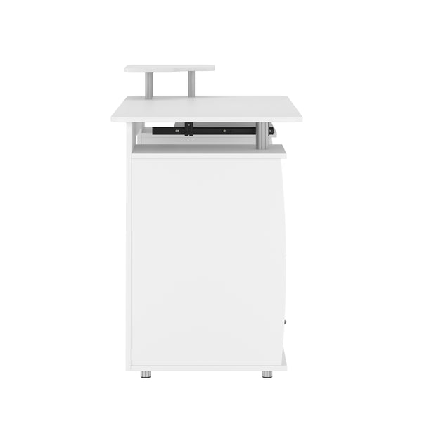 Schreibtisch RIGIL mit Schubladen 120 x 55 x 89 cm weiss
