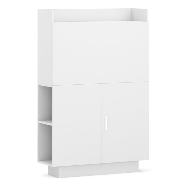 Schreibtisch Sekretär weiss KAIRO 85 x 27 x 128 cm