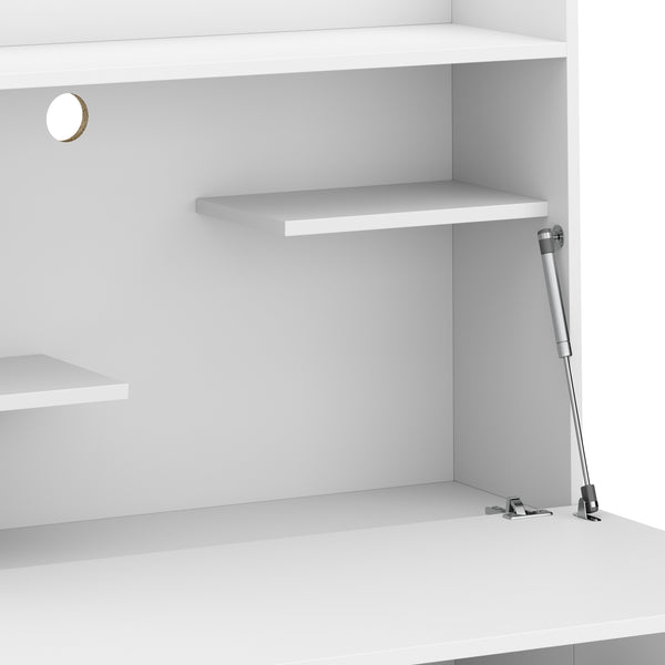 Schreibtisch Sekretär weiss KAIRO 85 x 27 x 128 cm