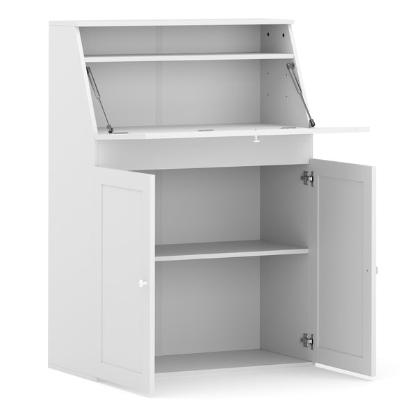 Schreibtisch Sekretär weiss NAIROBI 82 x 117 cm