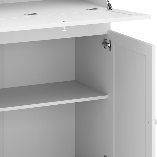 Schreibtisch Sekretär weiss NAIROBI 82 x 117 cm