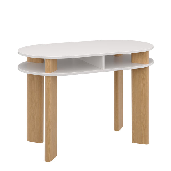 Schreibtisch TANT 120 x 60 x 76 cm natur/weiss