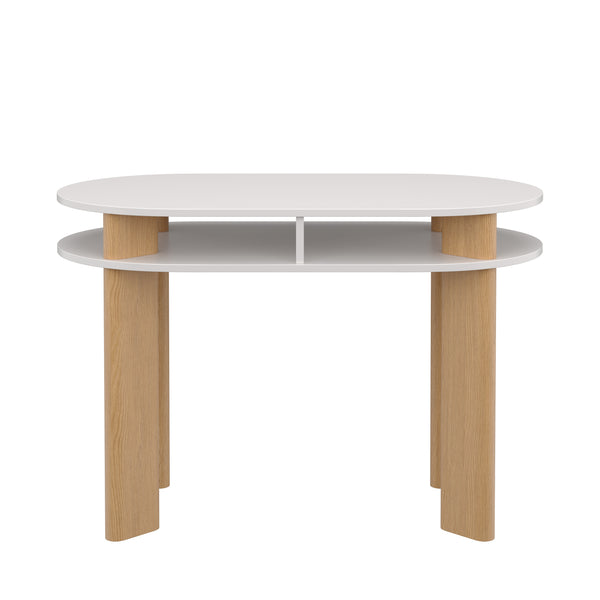Schreibtisch TANT 120 x 60 x 76 cm natur/weiss