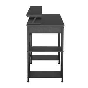 Schreibtisch TAVREN 120 x 50 x 90 cm schwarz
