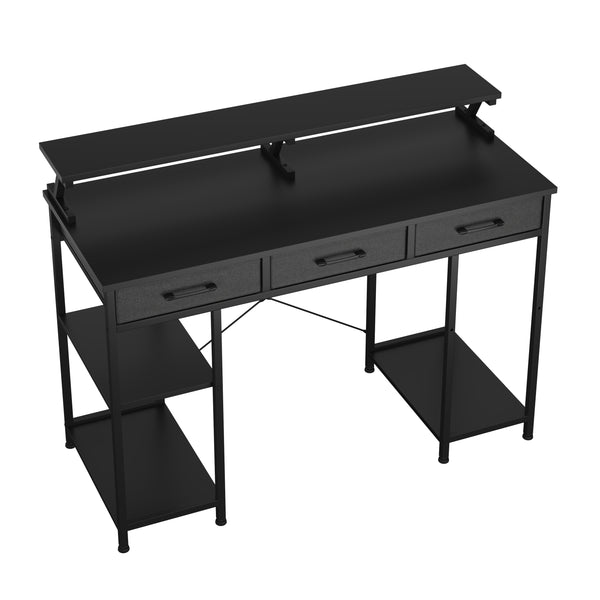 Schreibtisch TAVREN 120 x 50 x 90 cm schwarz
