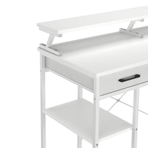 Schreibtisch TAVREN 120 x 50 x 90 cm weiss