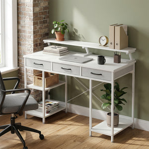 Schreibtisch TAVREN 120 x 50 x 90 cm weiss