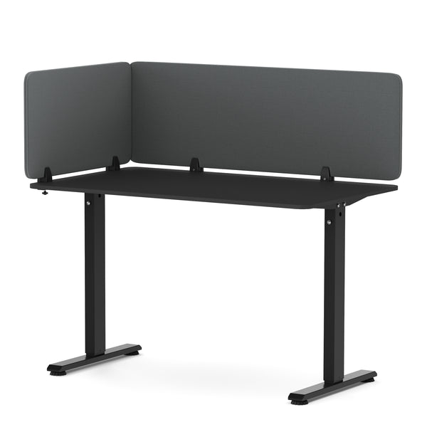 Schreibtisch Trennwand 120 x 40 cm grau