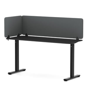 Schreibtisch Trennwand 60 x 40 cm grau