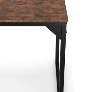 Schreibtisch Vintage BONITA mit 8 Haken 120 x 60 x 75 cm