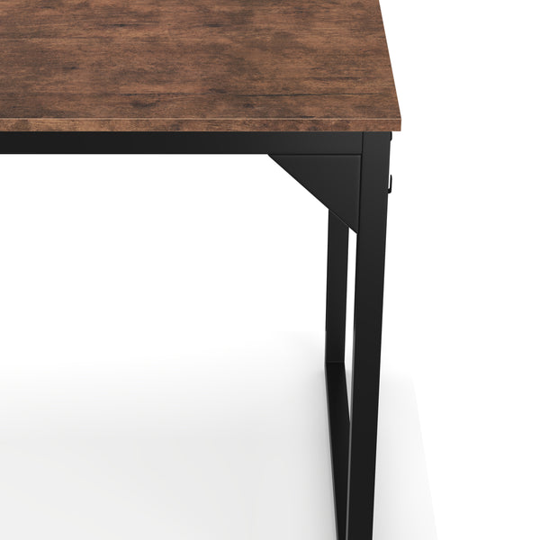 Schreibtisch Vintage BONITA mit 8 Haken 120 x 60 x 75 cm