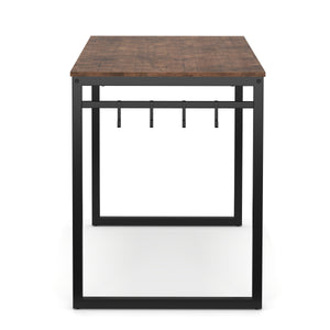 Schreibtisch Vintage BONITA mit 8 Haken 120 x 60 x 75 cm