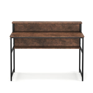 Schreibtisch Vintage BONITA mit erhöhter Ablage 120 x 60 x 91 cm
