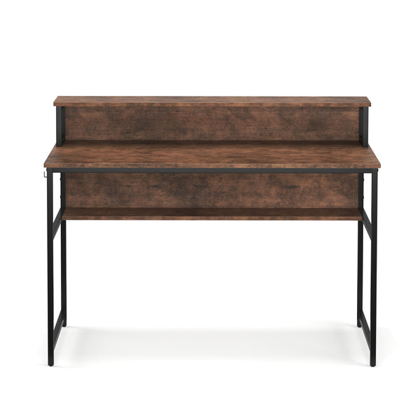 Schreibtisch Vintage BONITA mit erhöhter Ablage 120 x 60 x 91 cm