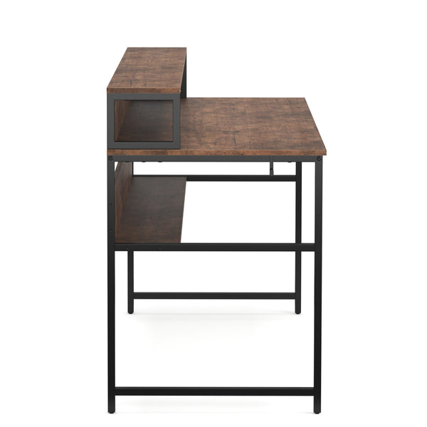 Schreibtisch Vintage BONITA mit erhöhter Ablage 120 x 60 x 91 cm