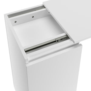 Schreibtisch ausziehbar GREYSON weiss