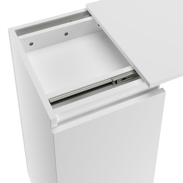 Schreibtisch ausziehbar GREYSON weiss