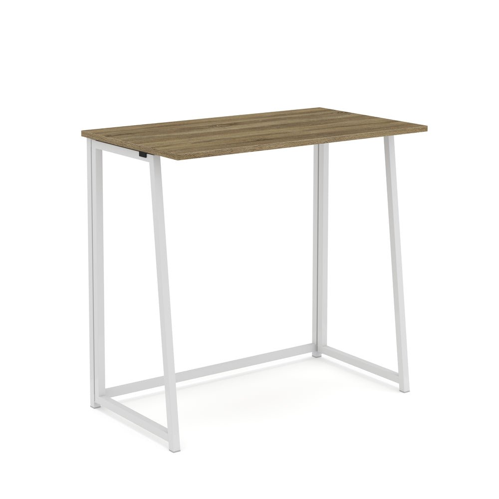 Bureau pliant NORMAN marron/blanc