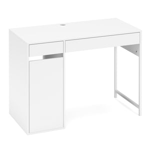 Schreibtisch EMIL mit Stauraum 105 x 50 x 75 cm weiss
