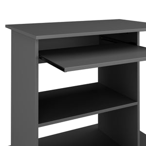 Schreibtisch mit Rollen EVAT anthrazit