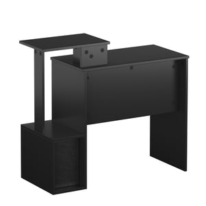Schreibtisch ARDEN mit Stauraum 99 x 40 x 87 cm schwarz