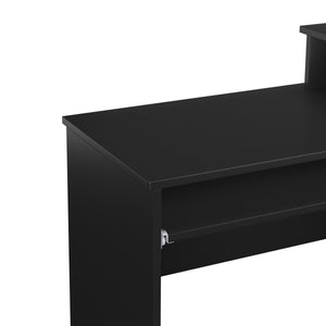 Schreibtisch ARDEN mit Stauraum 99 x 40 x 87 cm schwarz