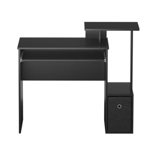 Schreibtisch ARDEN mit Stauraum 99 x 40 x 87 cm schwarz